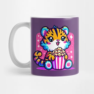 Popcorn Bengal tiger for cinema lovers Mug